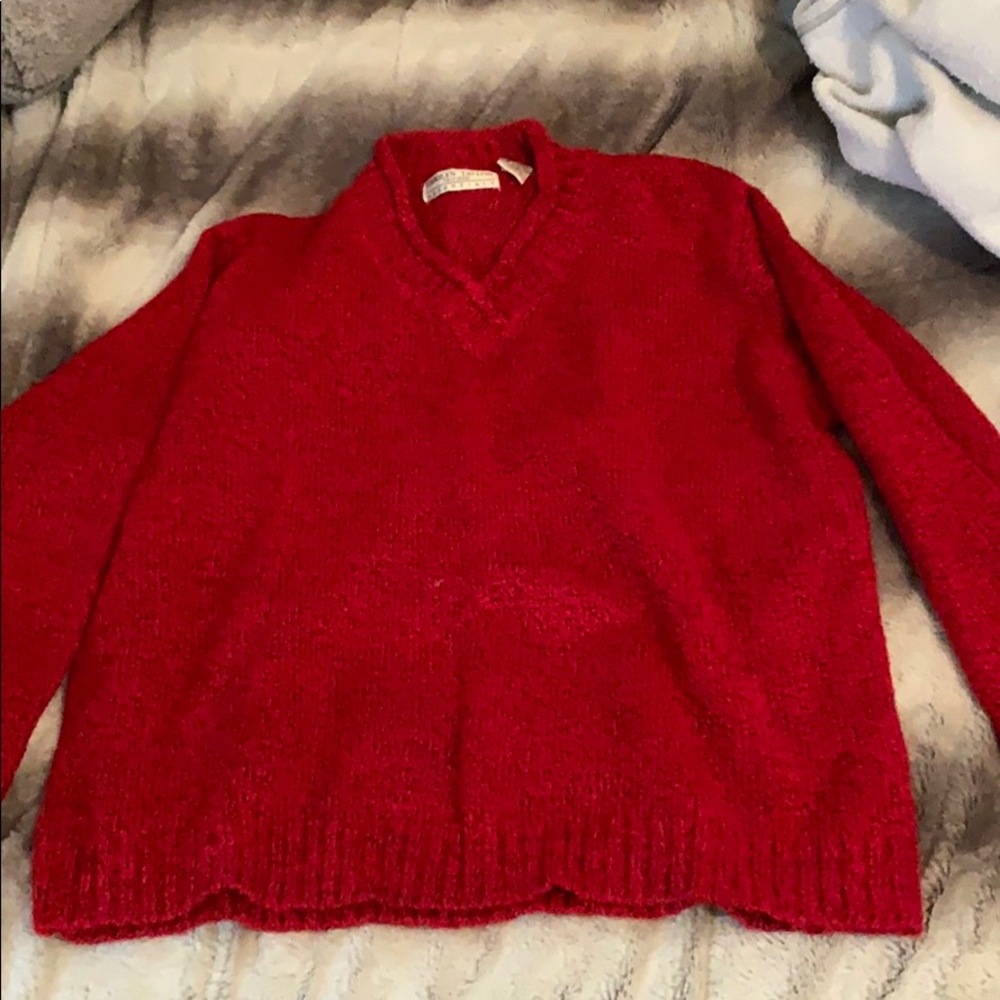 Red sweater